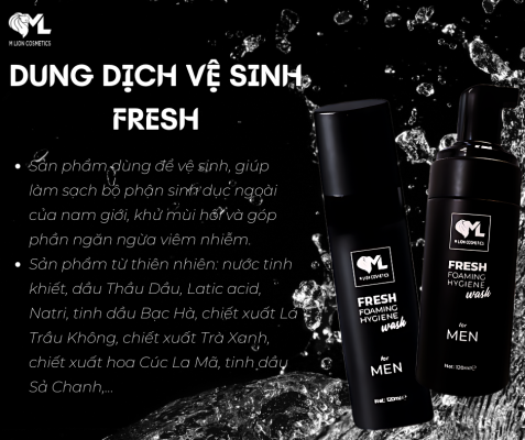dung dich ve sinh fresh Dung dịch vệ sinh nam giới Fresh